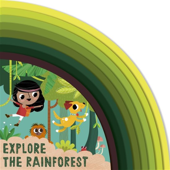 Cover for Carly Madden · Explore the Rainforest - Adventures of Evie and Juno (Board book) (2023)