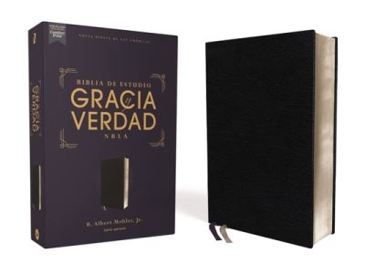 Cover for Vida · Nbla Biblia de Estudio Gracia Y Verdad, Piel Fabricada, Negro, Interior a DOS Colores (Leather Book) (2021)