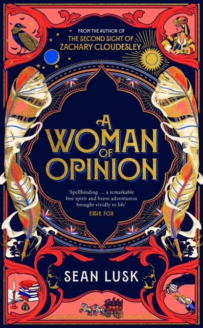 Cover for Sean Lusk · A Woman of Opinion (Hardcover Book) (2024)