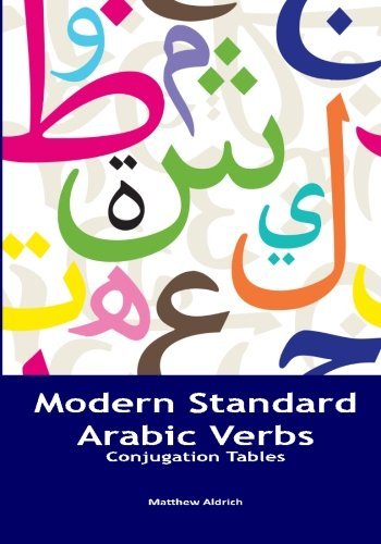 Cover for Matthew Aldrich · Modern Standard Arabic Verbs: Conjugation Tables (Paperback Book) (2013)