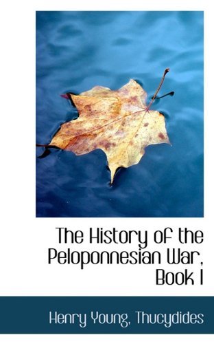 Cover for Thucydides · The History of the Peloponnesian War, Book I (Paperback Book) (2009)