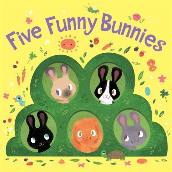 Cover for Houghton Mifflin Harcourt Houghton Mifflin Harcourt · Five Funny Bunnies (board book) (Tavlebog) (2019)