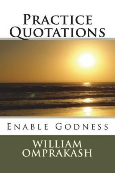 Cover for William Omprakash · Practice Quotatios (Paperback Book) (2018)