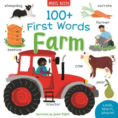 100+ First Words: Farm - Amy Johnson - Books - Miles Kelly Publishing Ltd - 9781789895032 - July 28, 2022