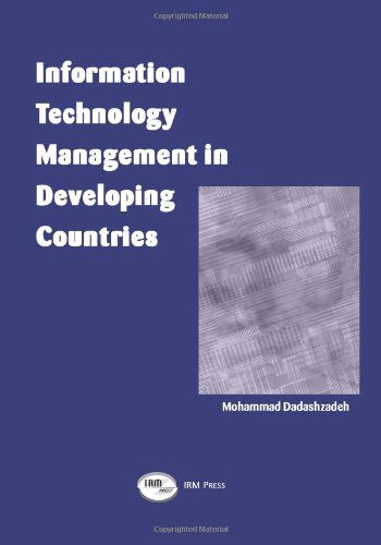 Cover for Mohammad Dadashzadeh · Information Technology Management in Developing Countries (Hardcover Book) (2001)