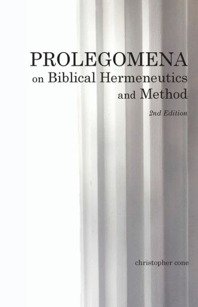 Cover for Prolegomena on Biblical Hermeneutics and Method (Taschenbuch) (2016)