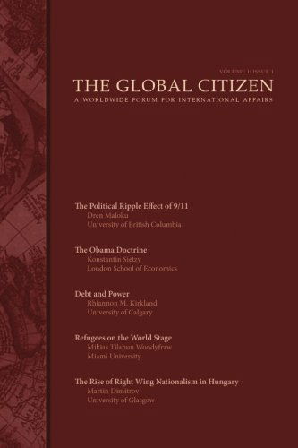 Cover for Global Citizen · The Global Citizen: Volume I: Issue 1 (Paperback Book) (2014)