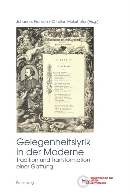 Cover for Johannes Franzen · Gelegenheitslyrik in der Moderne (N/A) (2021)