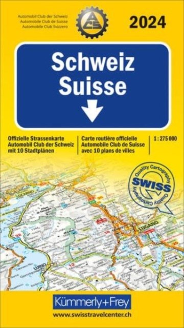 Switzerland 2024 ACS +10 city maps - Road maps (Kartor) (2023)
