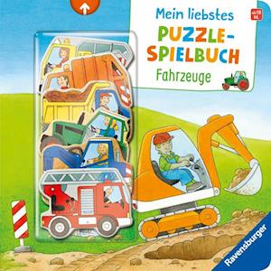 Cover for Sabine Cuno · Mein liebstes Puzzle-Spielbuch: Fahrzeuge (Book) (2024)