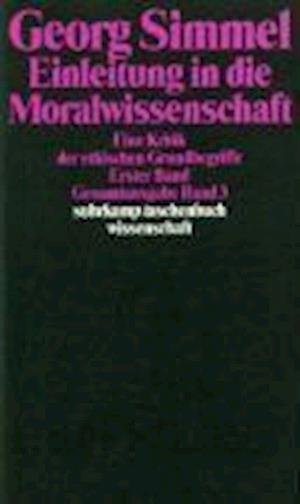 Cover for Georg Simmel · Suhrk.tb.wi.0803 Simmel.einl.moral.1 (Book)