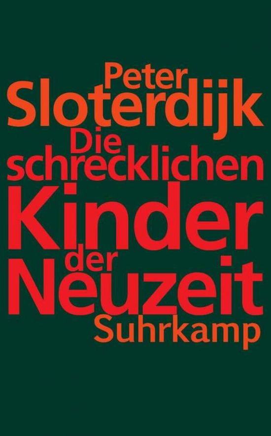 Cover for Peter Sloterdijk · Suhrk.TB.4603 Sloterdijk:Die schreck (Book)