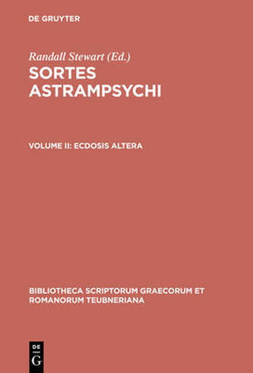 Cover for Astrampsychus · Ecdosis altera (Bok) (2001)