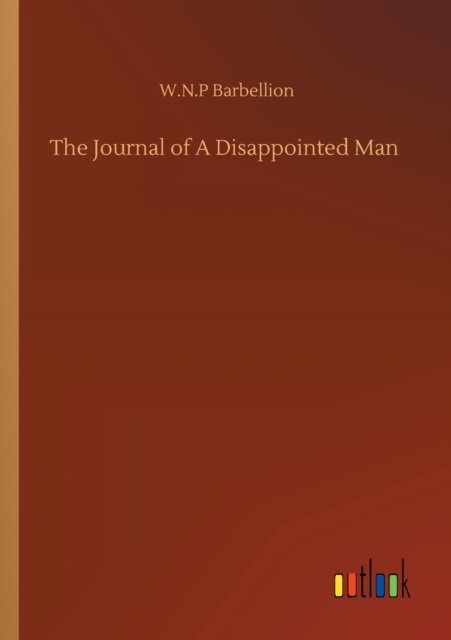 Cover for W N P Barbellion · The Journal of A Disappointed Man (Paperback Book) (2020)