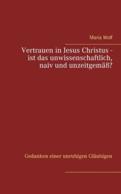 Cover for Wolf · Vertrauen in Jesus Christus - ist (N/A) (2021)