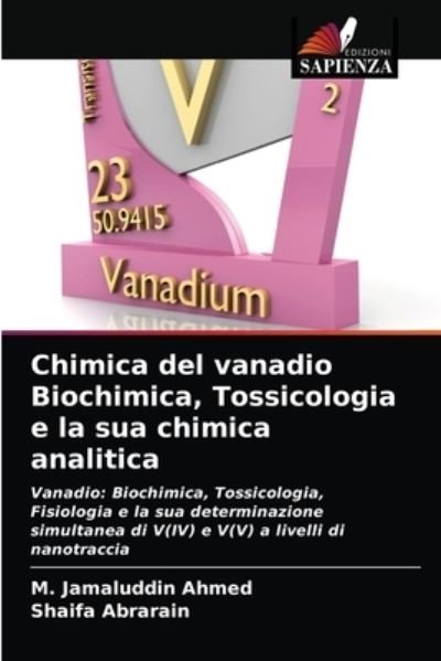 Cover for Ahmed · Chimica del vanadio Biochimica, T (N/A) (2021)