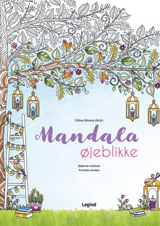 Cover for Céline Silvana Ulrich · Malebog: Mandala-øjeblikke (Paperback Book) [1e uitgave] (2024)