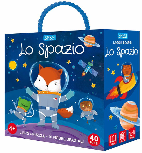 Cover for Matteo Gaule · Lo Spazio. Q-Box. Ediz. A Colori. Con 10 Figure Spaziali. Con Puzzle (Buch)