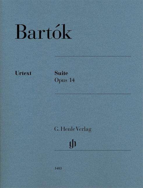Cover for Bartók · Suite op. 14, Klavier zu zwei Hä (Bog)