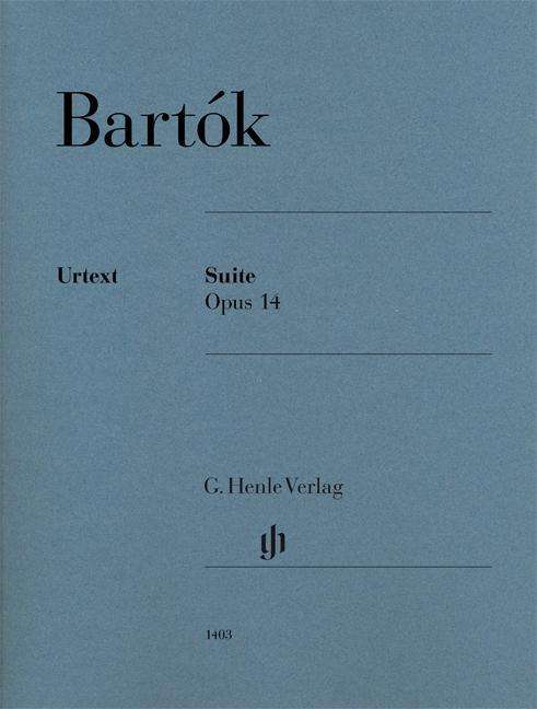 Cover for Bartók · Suite op. 14, Klavier zu zwei Hä (Bok)