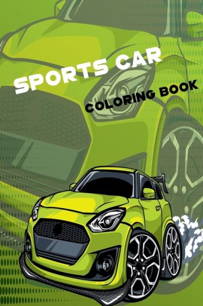 Cover for Ramou Zakar · Sports car coloring book (Paperback Book) (2020)