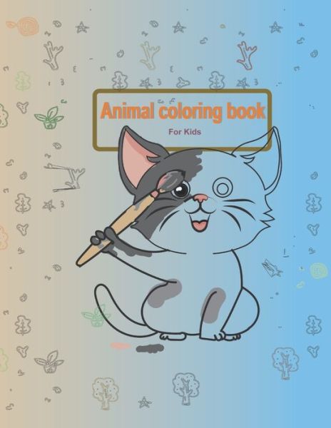 Cover for Fine Coloring Design · Animal coloring book (Paperback Book) (2021)