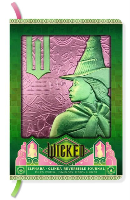 Cover for Insight Editions · Wicked: Elphaba / Glinda Reversible Sculpted Journal (Hardcover Book) (2025)