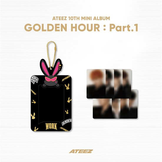 ATEEZ · Golden Hour pt. 1 - MITO Photocard Holder Set (Cartão fotográfico) [Incl. set of photocards 8ea edition] (2024)