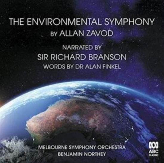 Cover for Sir Richard Branson / Dr. Allan Zavod / Melbourne Symp Orch · The Environmental Symphony (CD) (2019)