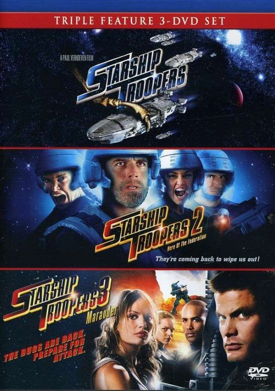 Cover for Starship Troopers 1-3 (DVD) (2009)