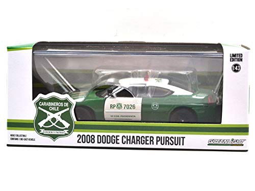 Cover for 1/43 2008 Dodge Charger Police Carabineros De Chile (MERCH)