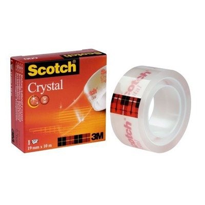Cover for 3m Post · 3m Post-it - Nastro Adesivo Supertrasparente Scotch Crystal Clear In Scatola 19mmx10m (Spielzeug)
