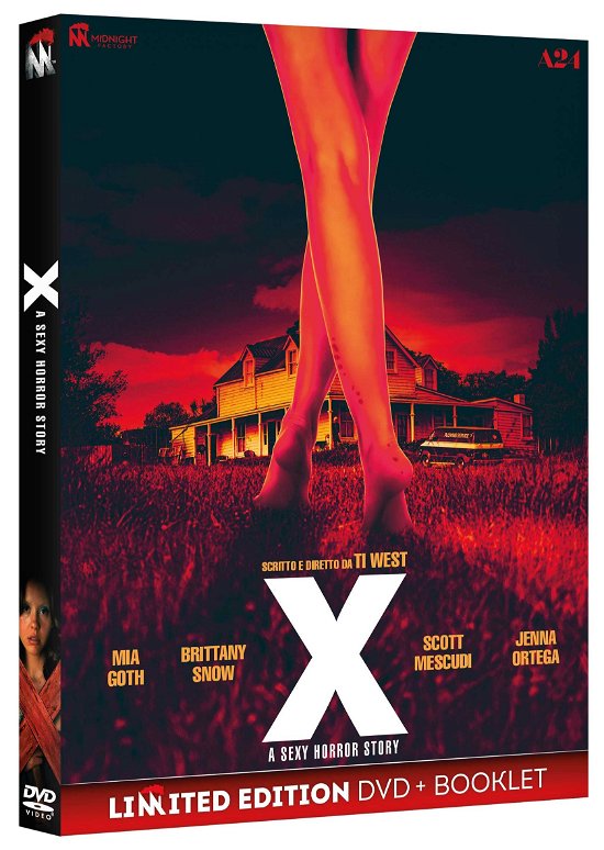 Cover for X · A Sexy Horror Story (Dvd+Booklet) (DVD) (2022)