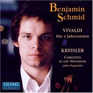 Cover for Schmid,Benjamin/+ · B. Schmid, Vivaldi Jahreszeiten (CD) (2001)