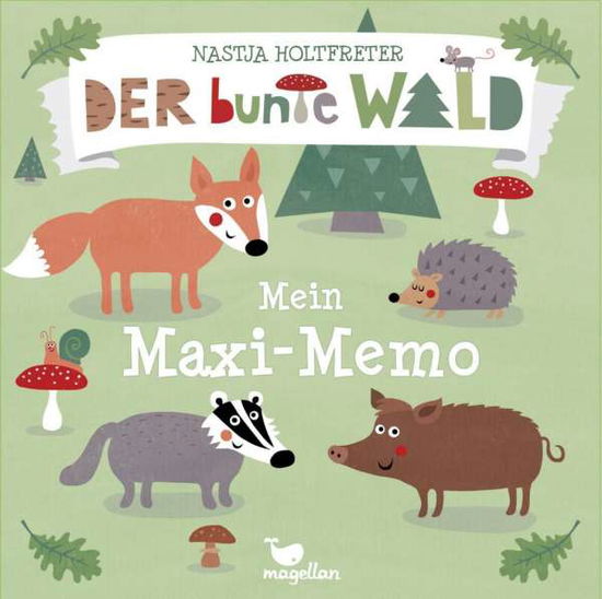 Cover for Nastja Holtfreter · Der bunte Wald - Mein Maxi Mem (Leksaker)