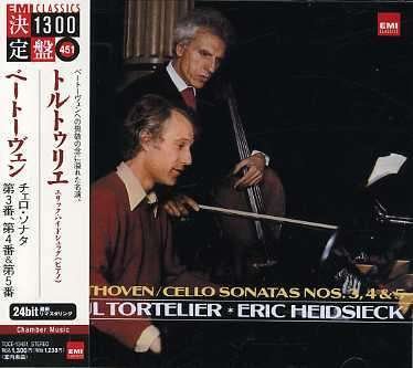 Cover for Paul Tortelier · Beethoven-cello Sonata No.3 &amp; 4 (CD) (2007)