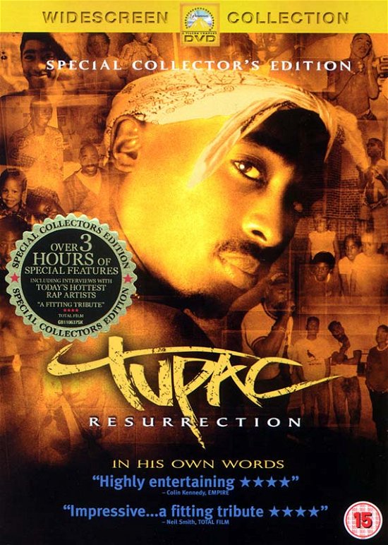 Tupac - Resurrection - Tupac - Resurrection - Películas - VENTURE - 5014437857033 - 15 de julio de 2019