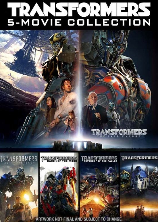 Cover for Transformers 5 Film Collection (DVD) (2017)