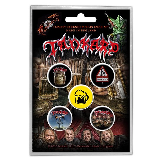 Cover for Tankard · Tankard Button Badge Pack: One Foot in the Grave (MERCH) (2019)