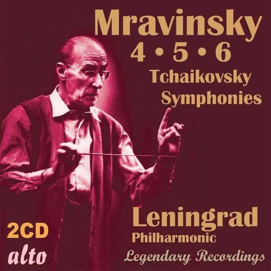 Piotyr Tchaikovsky (1840-93): Symphonies 4. 5. 6 - Leningrad Philharmonic Orchestra / Yevgeni Mravinsky - Música - ALTO - 5055354416033 - 26 de abril de 2019