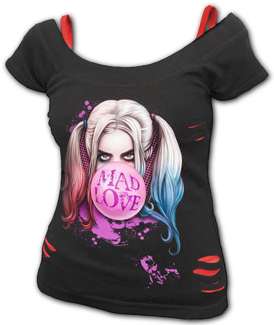 Cover for Dc Comics · Spiral: Harley Quinn - Mad Love - 2In1 Red Ripped Top Black (Plain) Donna M (N/A)