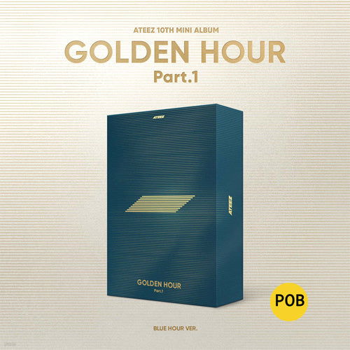 ATEEZ · Golden Hour pt.1 (CD/Merch) [Korean Photobook + Pre-order Photocard edition] [Blue Hour Version] (2024)