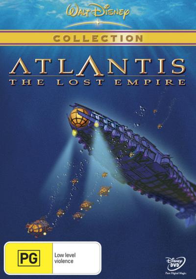 Cover for Fox, Michael J., Garner, James, Mahoney, John, Christian, Claudia, Morris, Phil, Obradors, Jacqueline, Atlantis · Atlantis: the Lost Empire (DVD) [Single Disc edition] (2006)