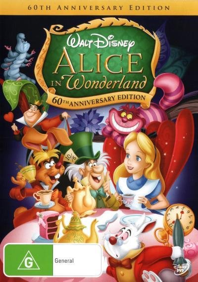Alice In Wonderland 1951 - Movie - Elokuva - DISNEY - 9398521302033 - keskiviikko 8. kesäkuuta 2011