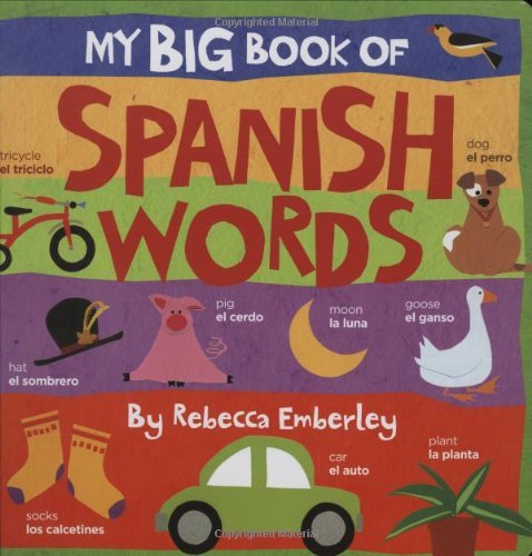 My Big Book of Spanish Words - Rebecca Emberley - Bücher - Hachette Children's Group - 9780316118033 - 1. April 2008