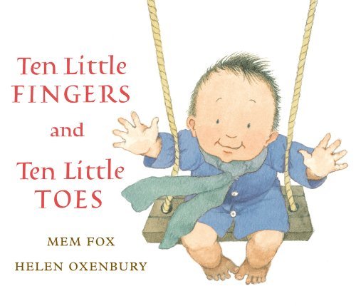 Ten Little Fingers and Ten Little Toes Lap Board Book - Mem Fox - Bøker - HMH Books for Young Readers - 9780547581033 - 25. oktober 2011