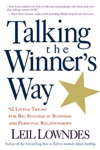Cover for Leil Lowndes · Talking the Winner's Way (Paperback Book) (1999)