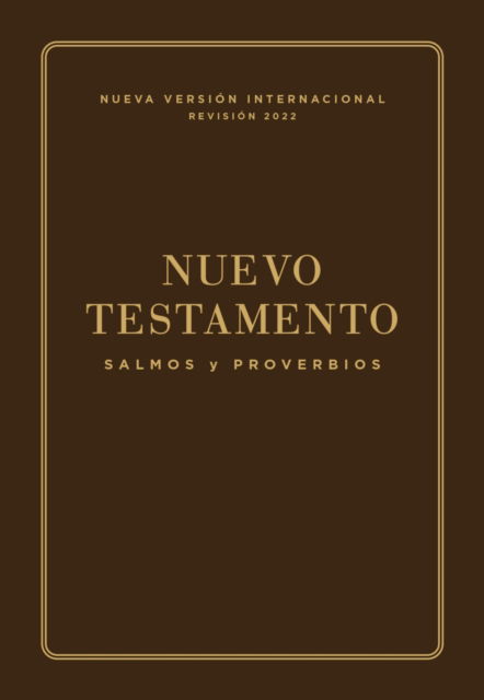 NVI, Nuevo Testamento de bolsillo, con Salmos y Proverbios, Revision 2022, Leatherflex, Cafe - Vida Vida - Książki - Vida - 9780829773033 - 11 czerwca 2024