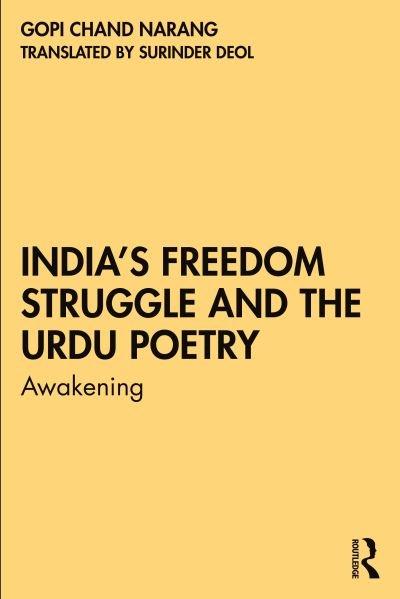 Cover for Gopi Chand Narang · India’s Freedom Struggle and the Urdu Poetry: Awakening (Paperback Book) (2022)