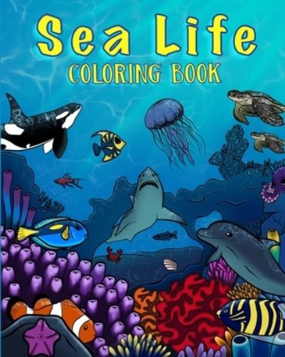 Cover for Berroa Blue Kids Books · Sea Life Coloring Book (Paperback Book) (2019)